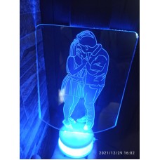 Lampara Led 3d Acrilico Personalizado Cualquier Diseño